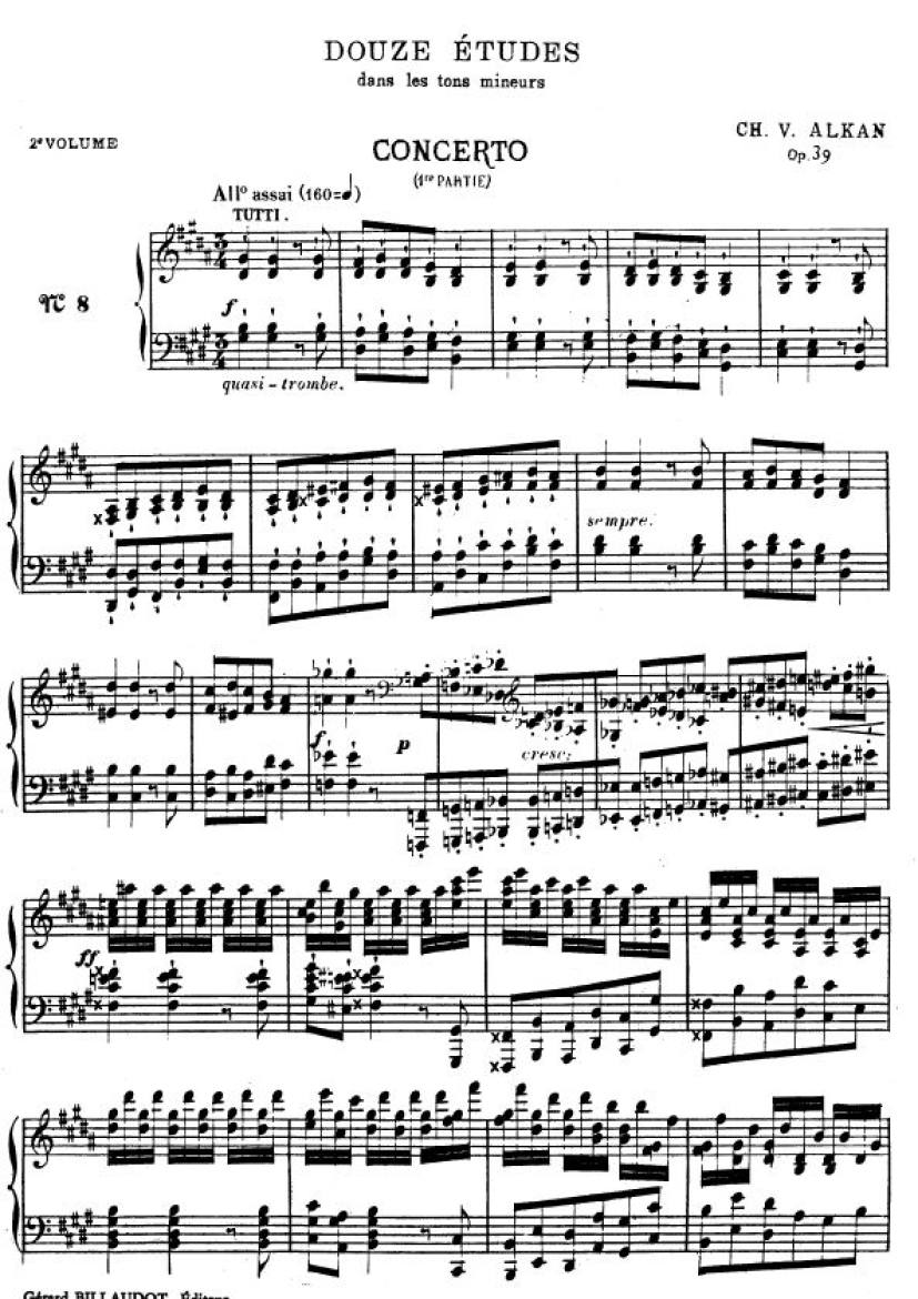 12首小调练习曲 12 Etudes in All Minor Keys Op.39钢琴谱