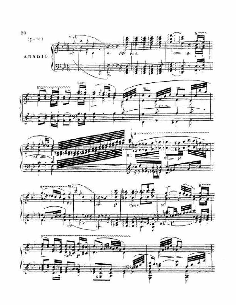 Moscheles Piano Concerto  No 2钢琴谱