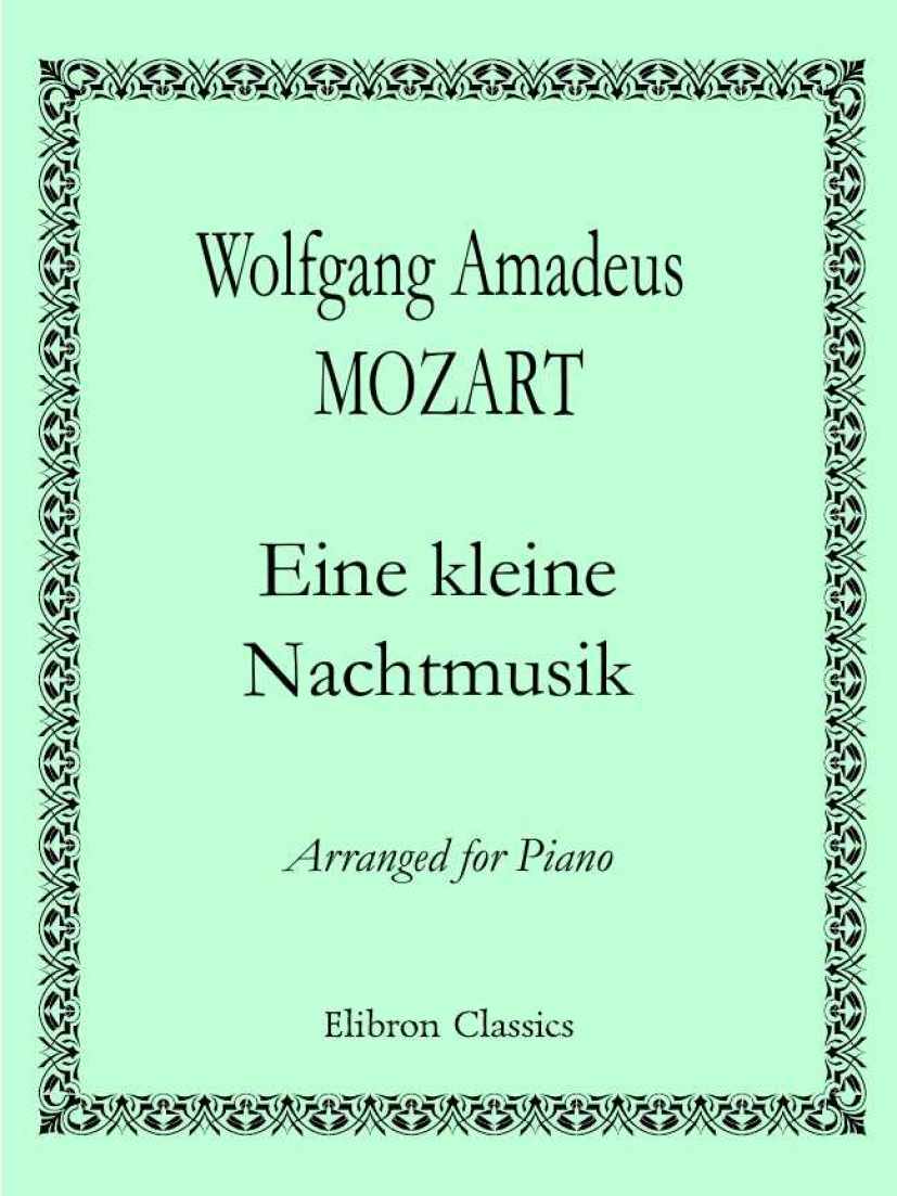 Mozart, Wolfgang Amadeus钢琴谱