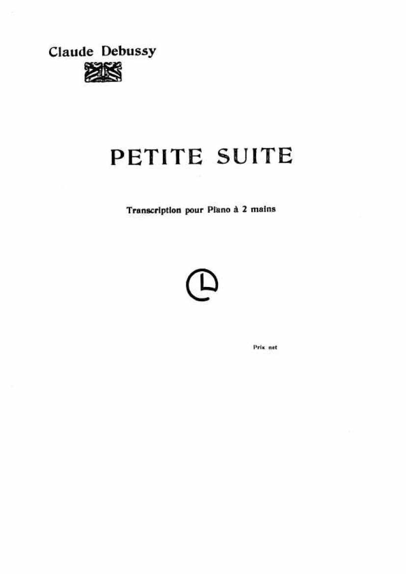 durand_debussy_petite钢琴谱