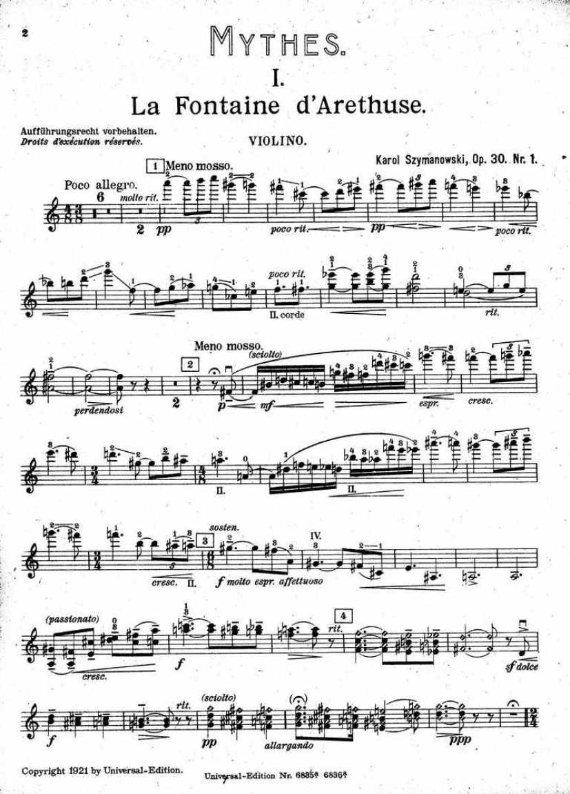 Szymanowski_op.30_Mythes_vln钢琴谱