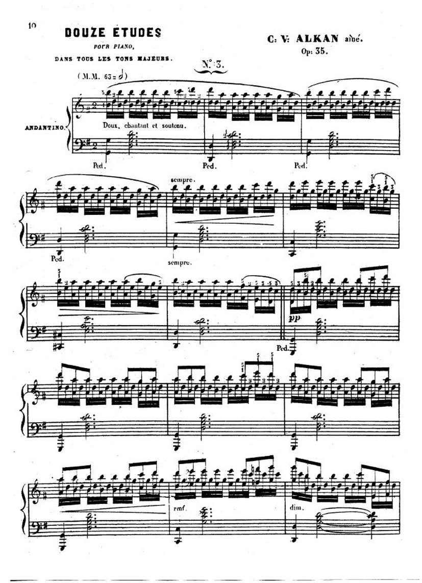 12首大调练习曲 12 Etudes in All Major Keys Op.35钢琴谱