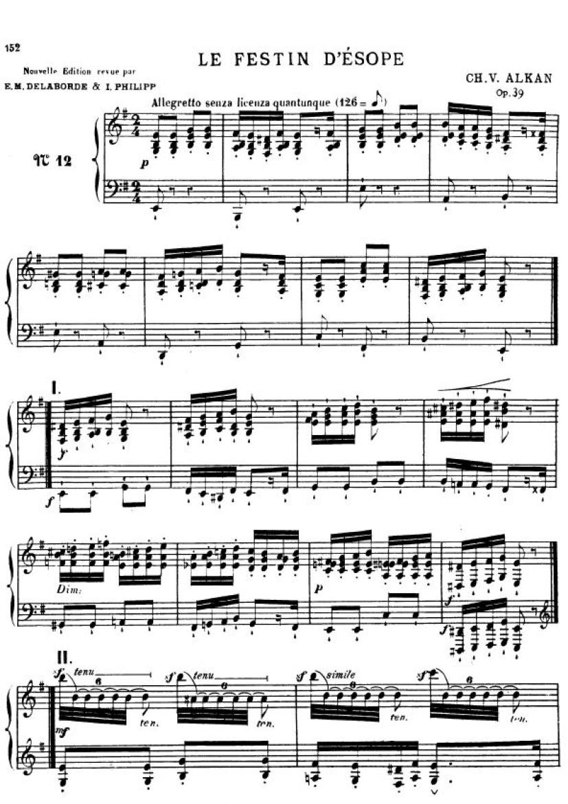 12首小调练习曲 12 Etudes in All Minor Keys Op.39钢琴谱