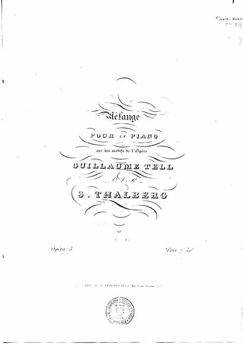 Thalberg_op.5bis_Mélange_on_Rossini_Guillaume钢琴谱