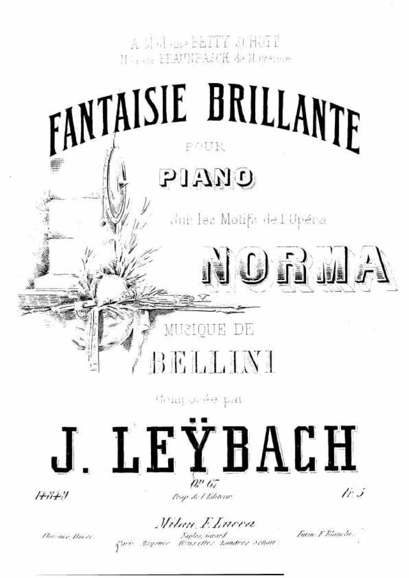 Leybach (Bellini)钢琴谱