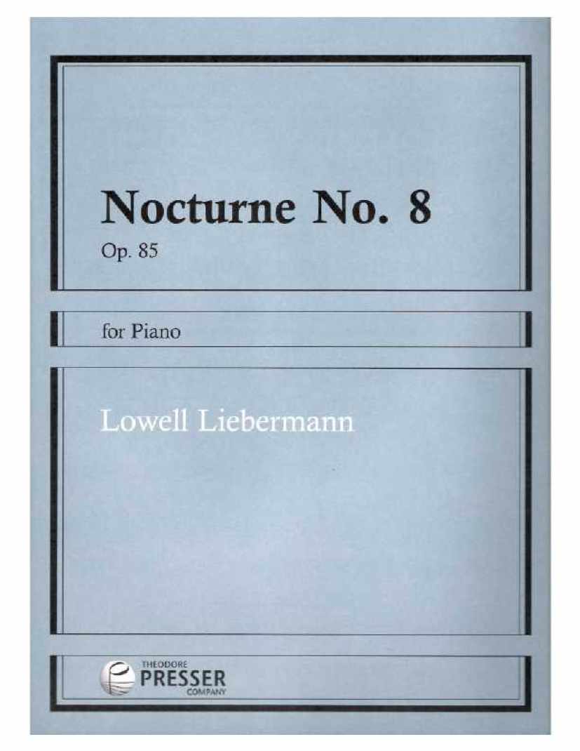 Lowell Liebermann钢琴谱