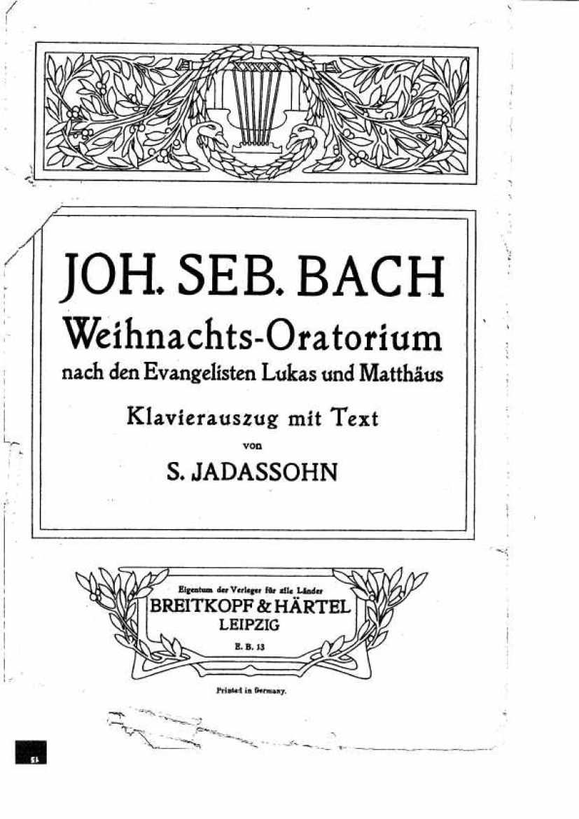 Bach, JS钢琴谱