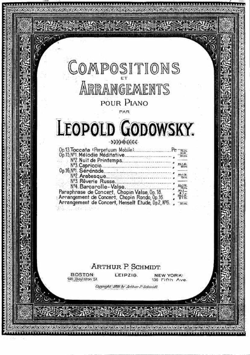 CHOPIN (GODOWSKY)钢琴谱