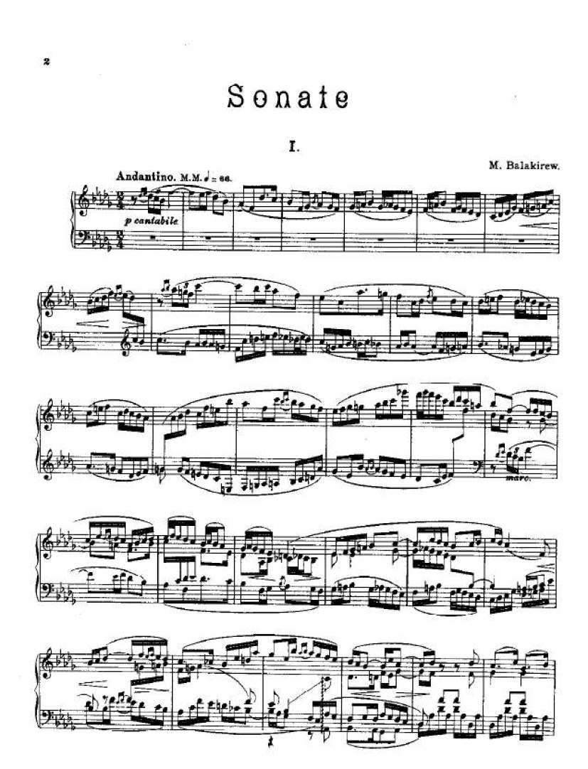 降b小调第二钢琴奏鸣曲 Piano Sonata No.2 in b钢琴谱