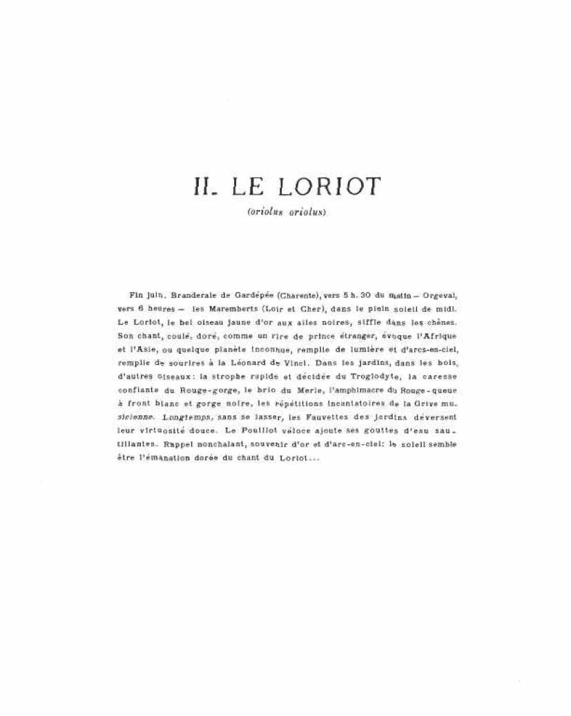 II. Le Loriot钢琴谱