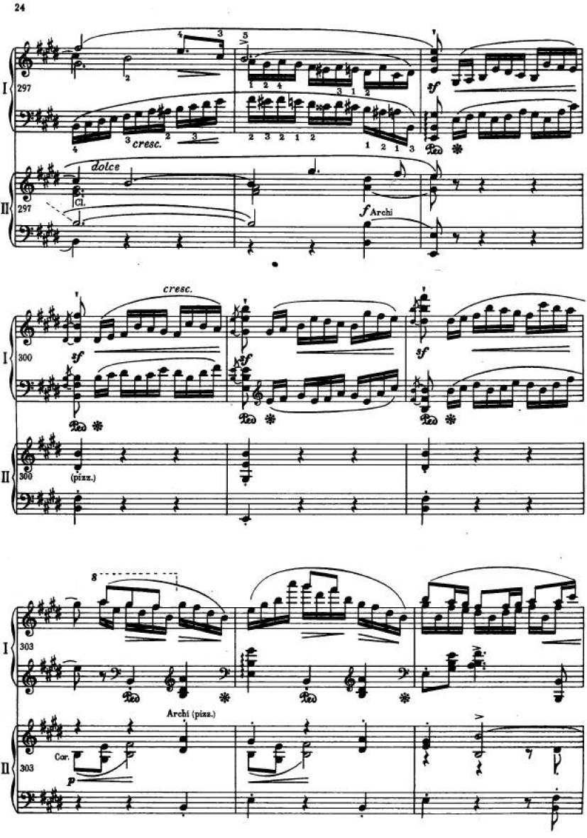 e小调第一钢琴协奏曲 Op.11 Piano Concerto No.1 in e Minor Op.11钢琴谱