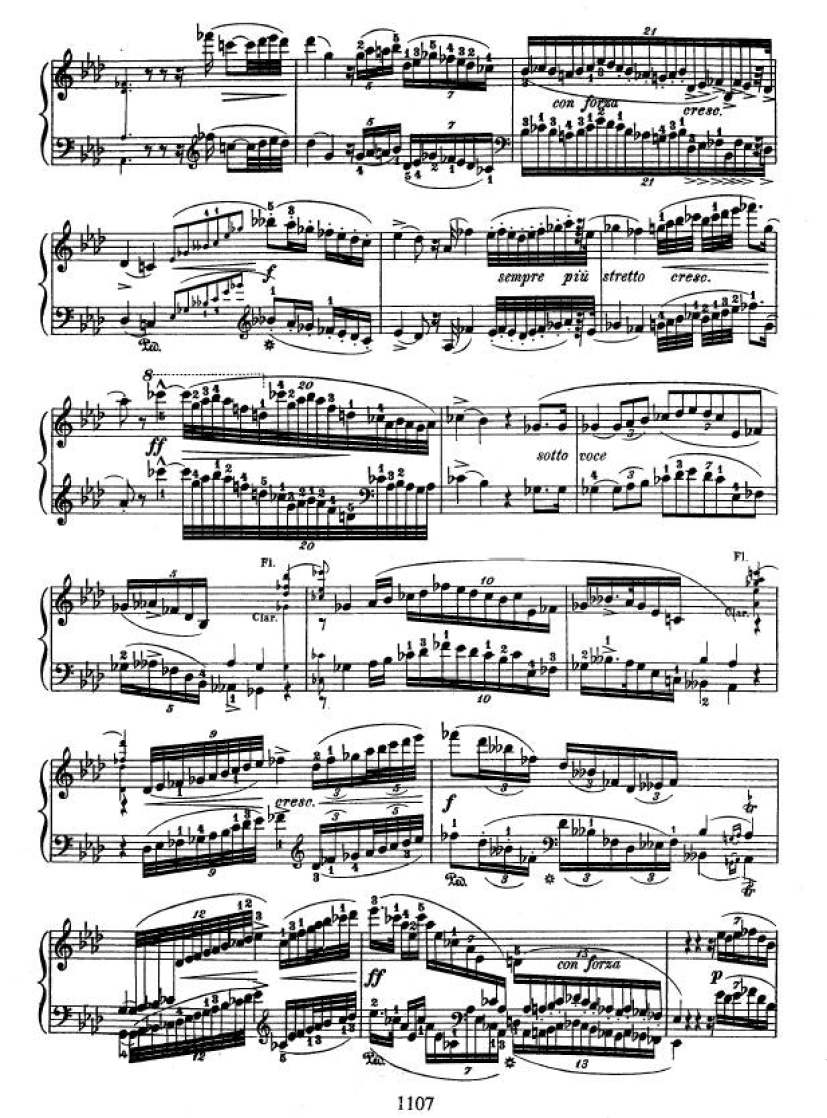 f小调第二钢琴协奏曲 Op.21 Piano Concerto No.2 in f Minor Op.21钢琴谱