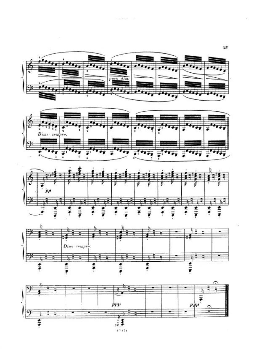 12首小调练习曲 12 Etudes in All Minor Keys Op.39钢琴谱