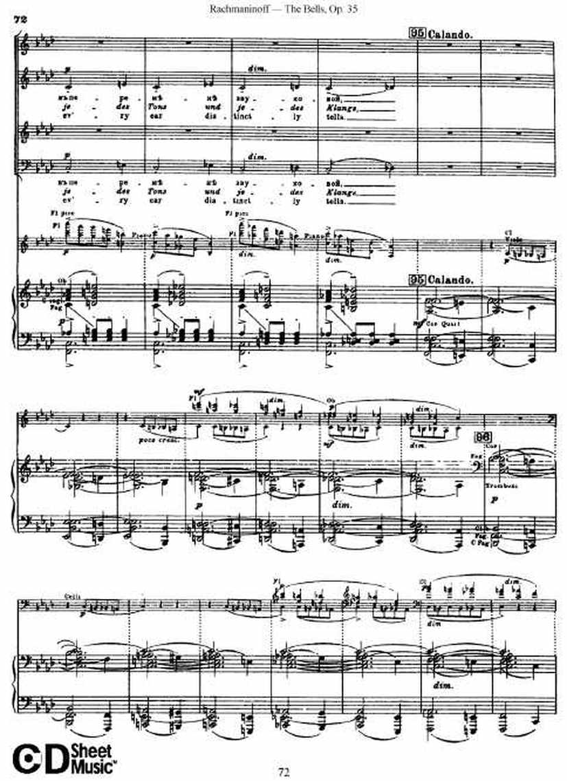 Rachmaninov_op.35_The Bells_vocal钢琴谱