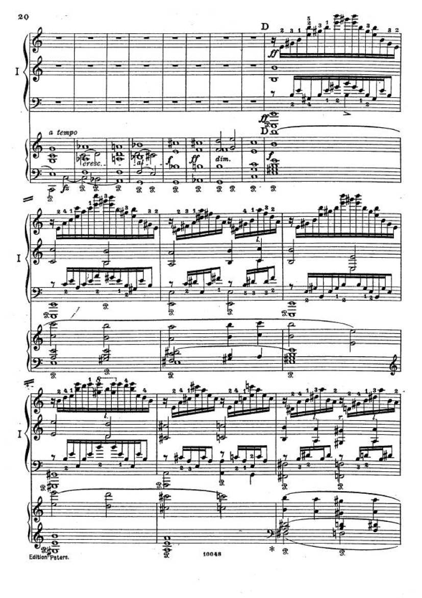 f小调钢琴协奏曲 Piano Concerto in f Minor Op.16钢琴谱