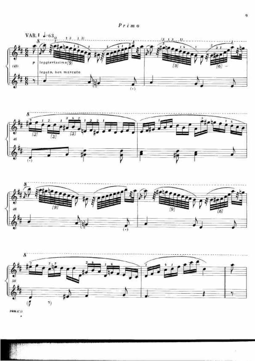 Chopin_ekier_variations_in钢琴谱