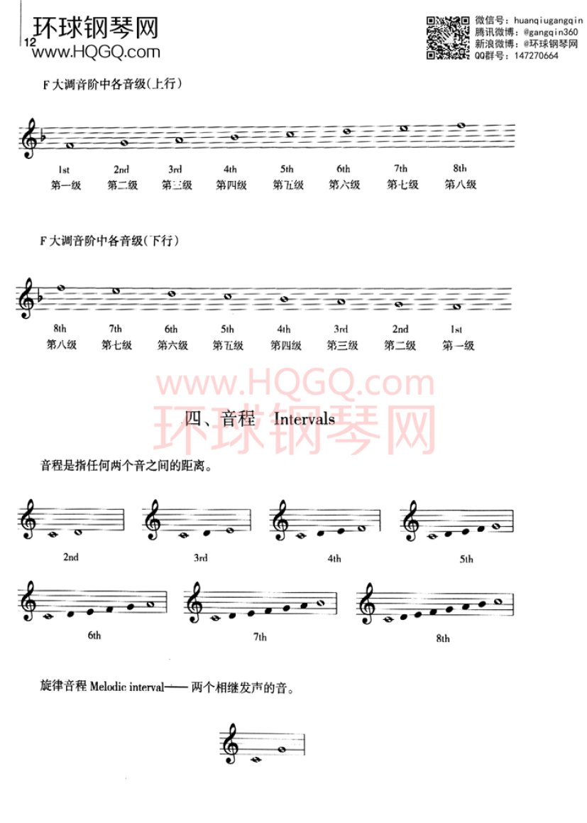 英皇考级乐理学习手册1钢琴谱