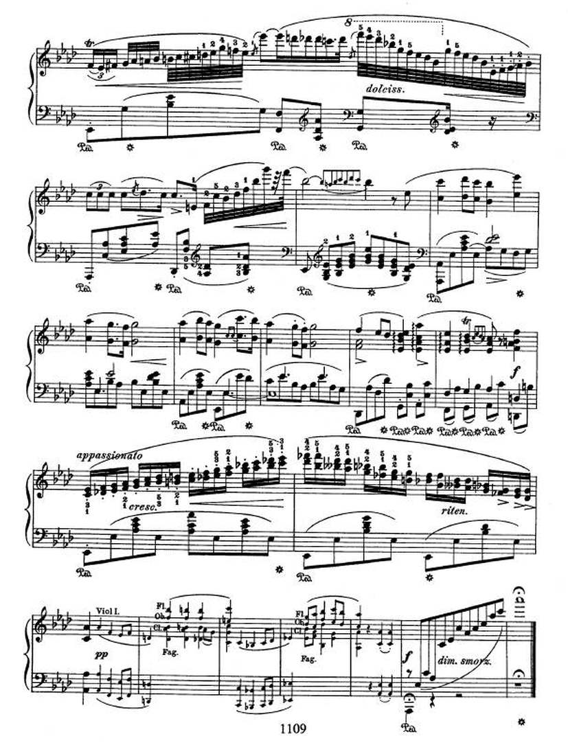 f小调第二钢琴协奏曲 Op.21 Piano Concerto No.2 in f Minor Op.21钢琴谱