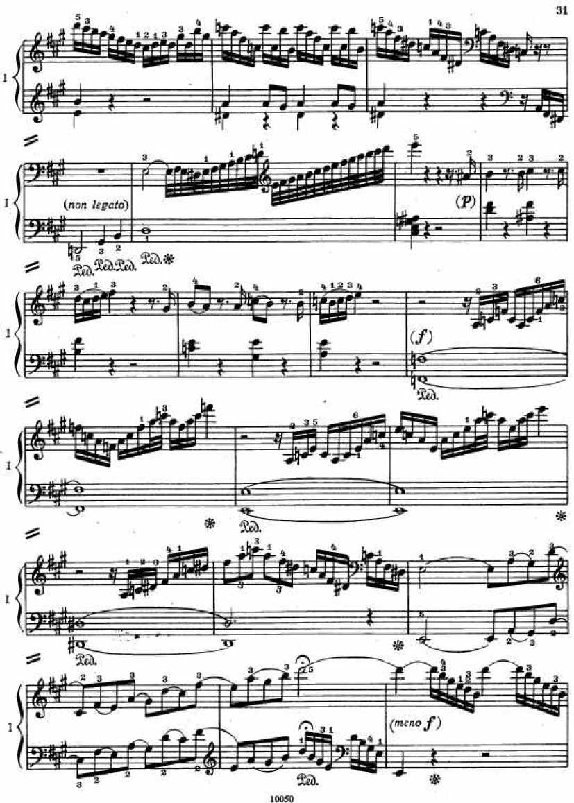 Mozart_Piano Concerto no23_4钢琴谱