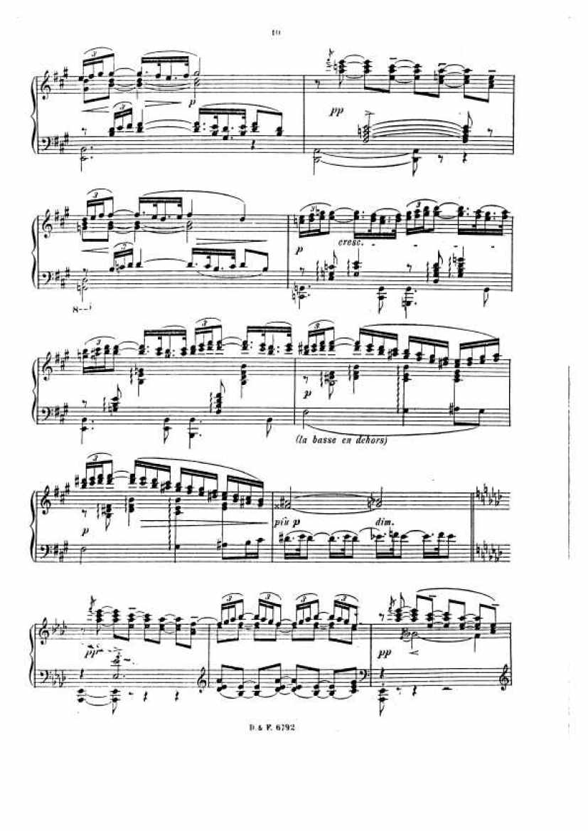 durand_debussy_petite钢琴谱