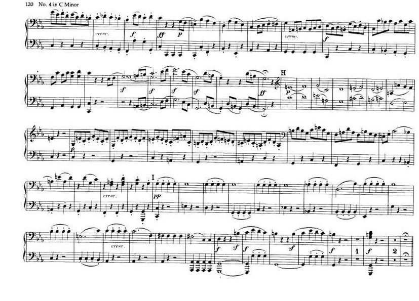 c小调第四弦乐四重奏 String Quartet No.4 in c Minor Op.18钢琴谱