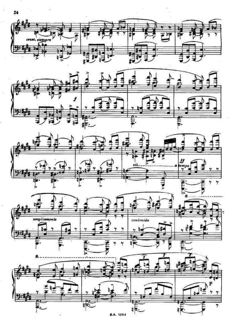 升c小调钢琴奏鸣曲 Piano Sonata in c钢琴谱