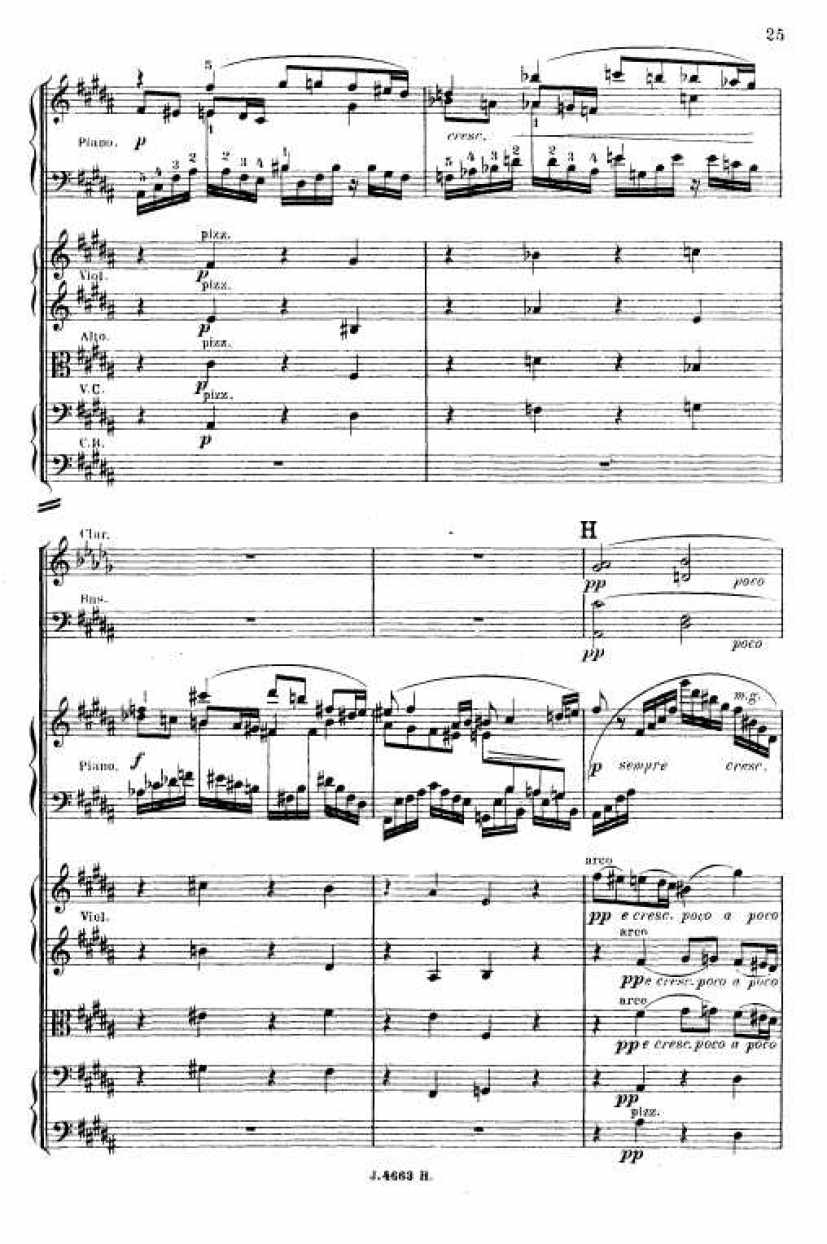 叙事曲 Ballade for Piano and Orchestra Op.19钢琴谱