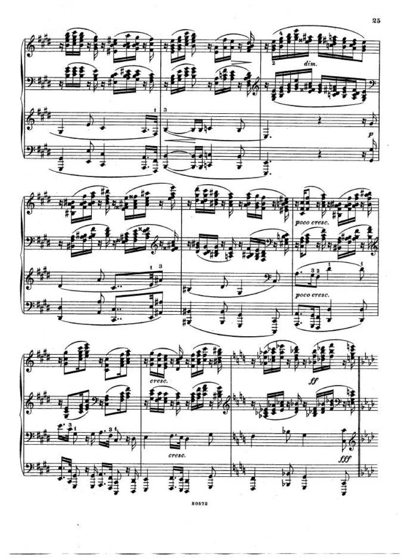 f小调钢琴协奏曲 Piano Concerto in f Minor Op.16钢琴谱