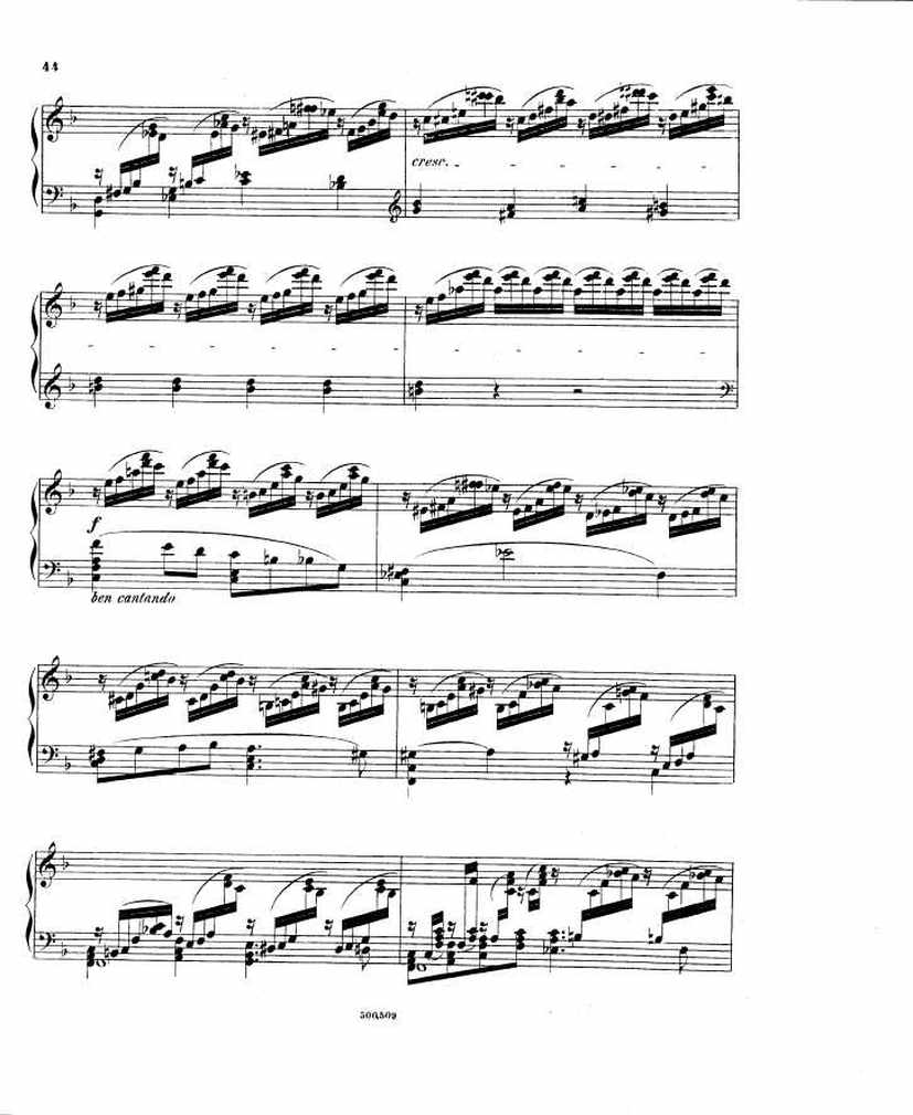 Rubenstein, Anton 12 pieces op. 75 nos9钢琴谱