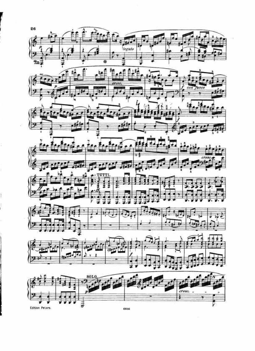 a小调钢琴协奏曲 Piano Concerto in a Minor Op.85钢琴谱