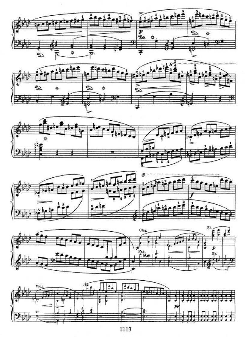 f小调第二钢琴协奏曲 Op.21 Piano Concerto No.2 in f Minor Op.21钢琴谱