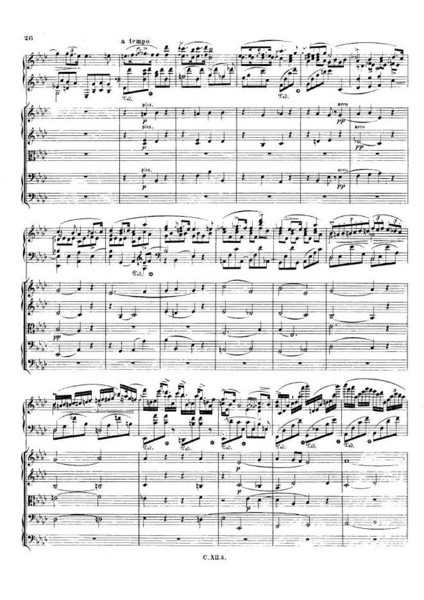 f小调第二钢琴协奏曲 Op.21 Piano Concerto No.2 in f Minor Op.21钢琴谱