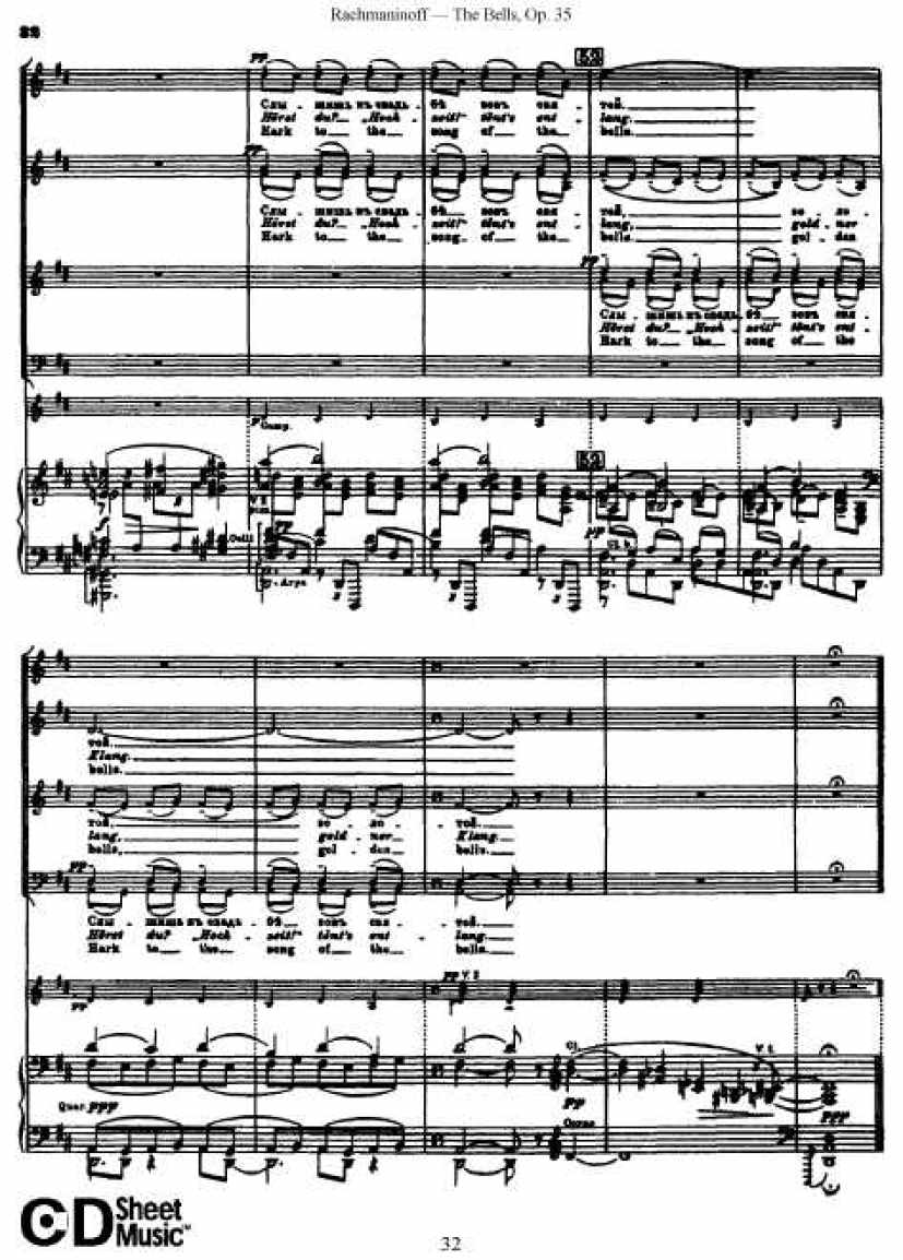 Rachmaninov_op.35_The Bells_vocal钢琴谱