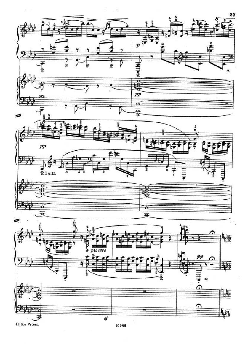 f小调钢琴协奏曲 Piano Concerto in f Minor Op.16钢琴谱