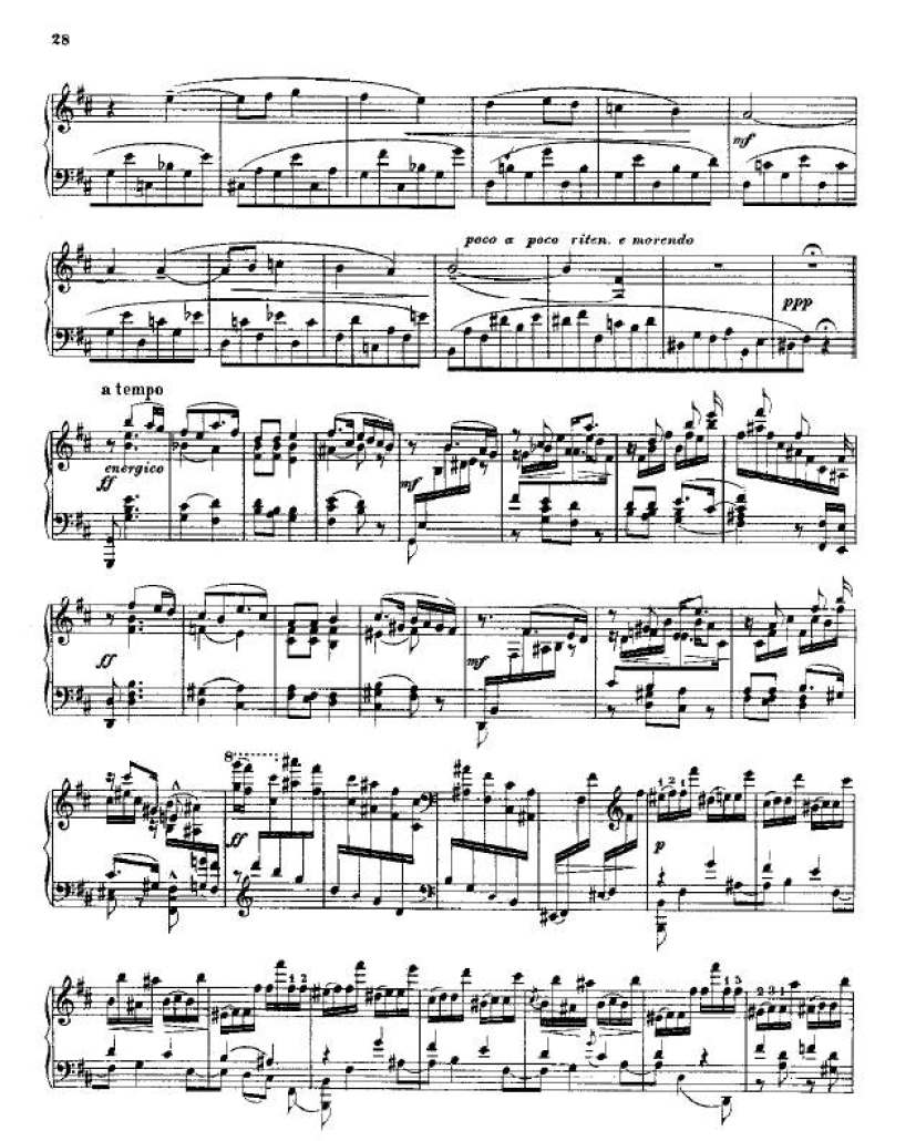 降b小调第二钢琴奏鸣曲 Piano Sonata No.2 in b钢琴谱