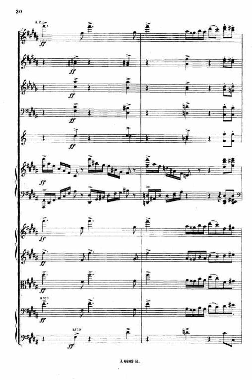 叙事曲 Ballade for Piano and Orchestra Op.19钢琴谱