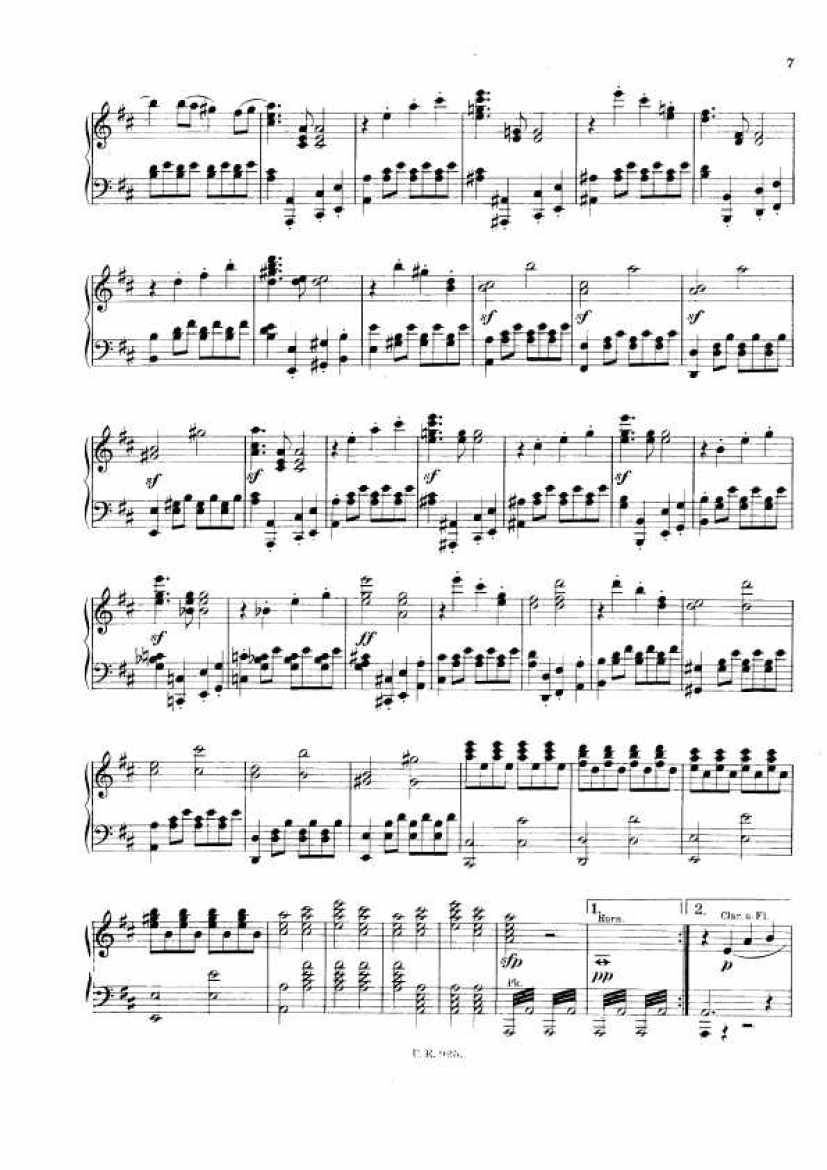 Symphony No.1 D82 in D (arr. Brandis钢琴谱