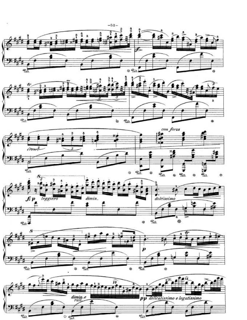 e小调第一钢琴协奏曲 Op.11 Piano Concerto No.1 in e Minor Op.11钢琴谱