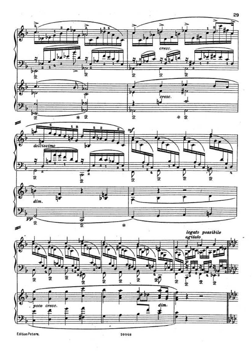 f小调钢琴协奏曲 Piano Concerto in f Minor Op.16钢琴谱