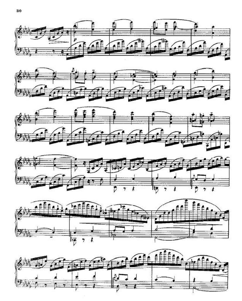 降b小调第二钢琴奏鸣曲 Piano Sonata No.2 in b钢琴谱