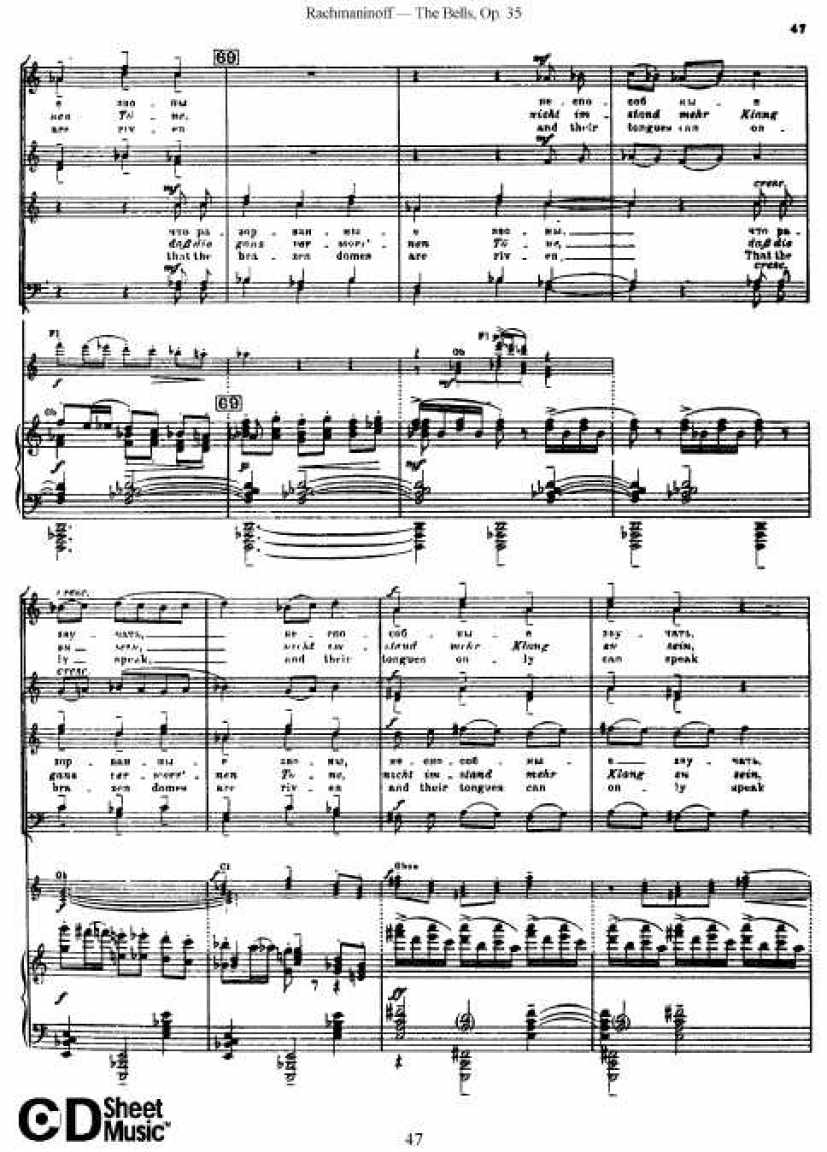 Rachmaninov_op.35_The Bells_vocal钢琴谱