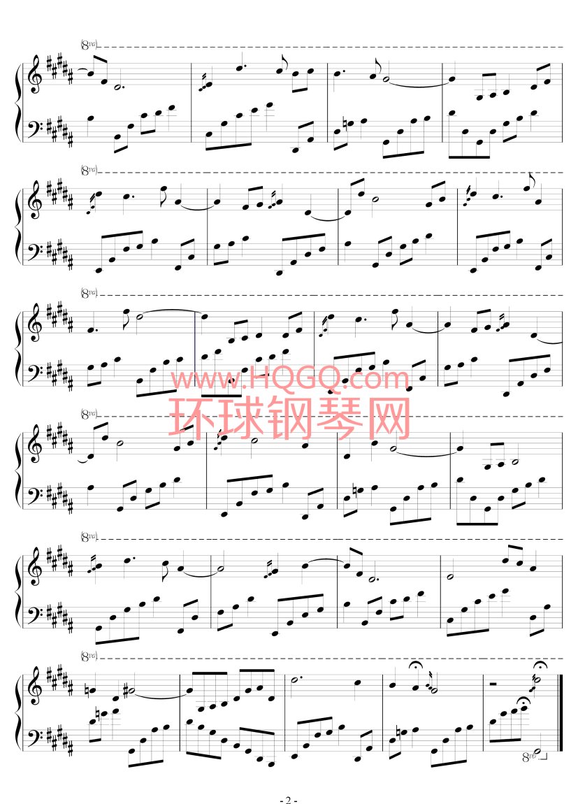 夜的钢琴曲24钢琴谱钢琴谱