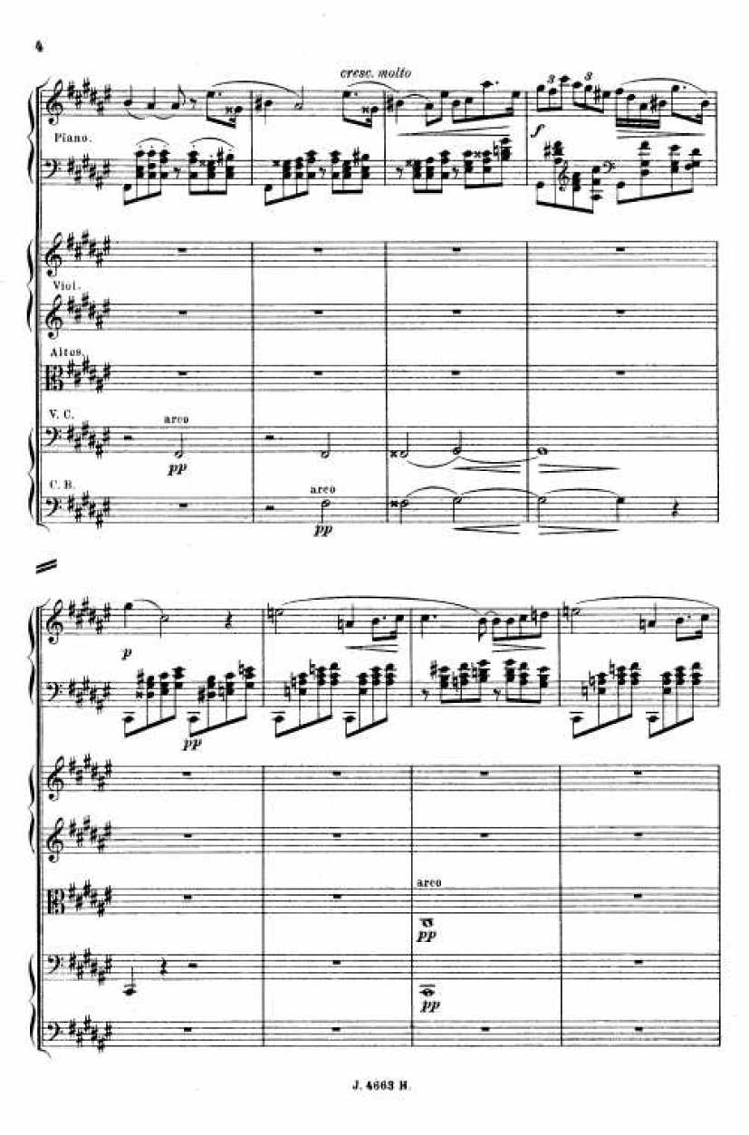 叙事曲 Ballade for Piano and Orchestra Op.19钢琴谱