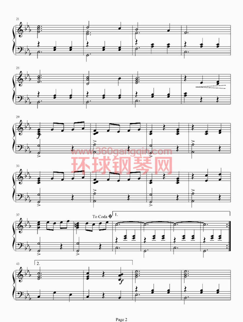 肖斯塔科维奇第二圆舞曲钢琴谱