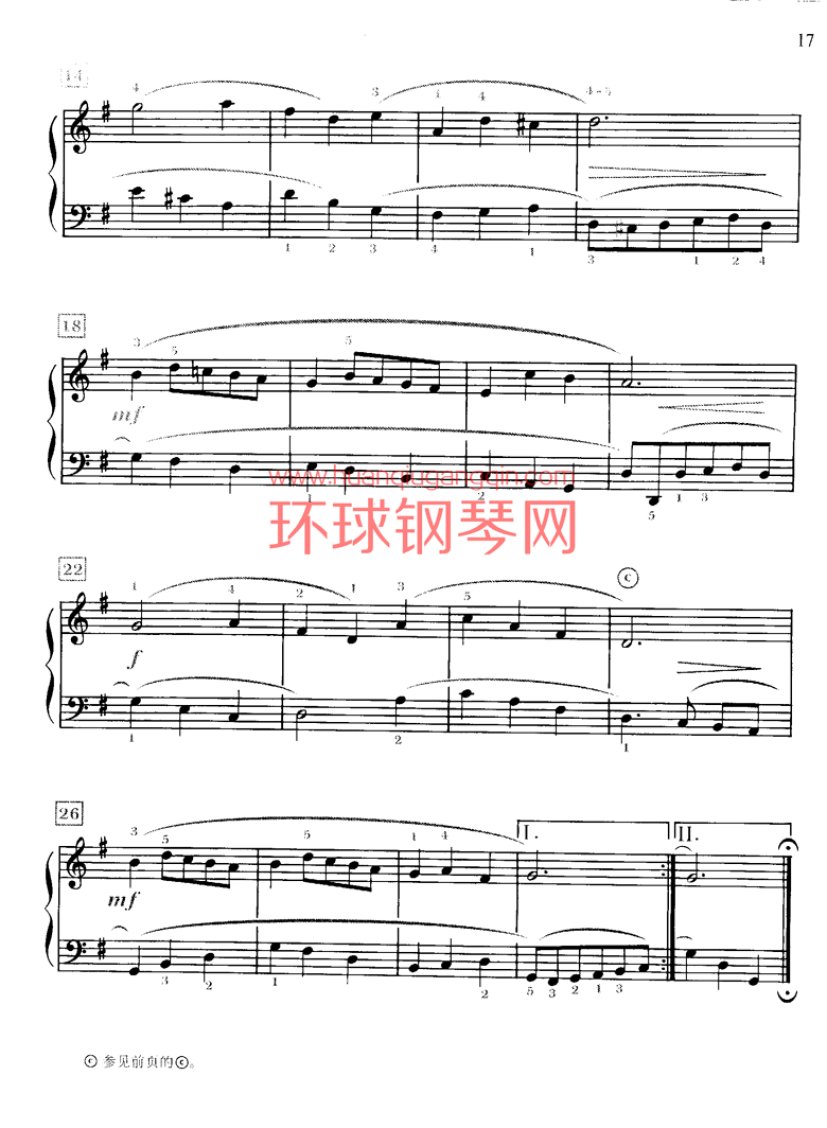 小步舞曲(Fait钢琴谱