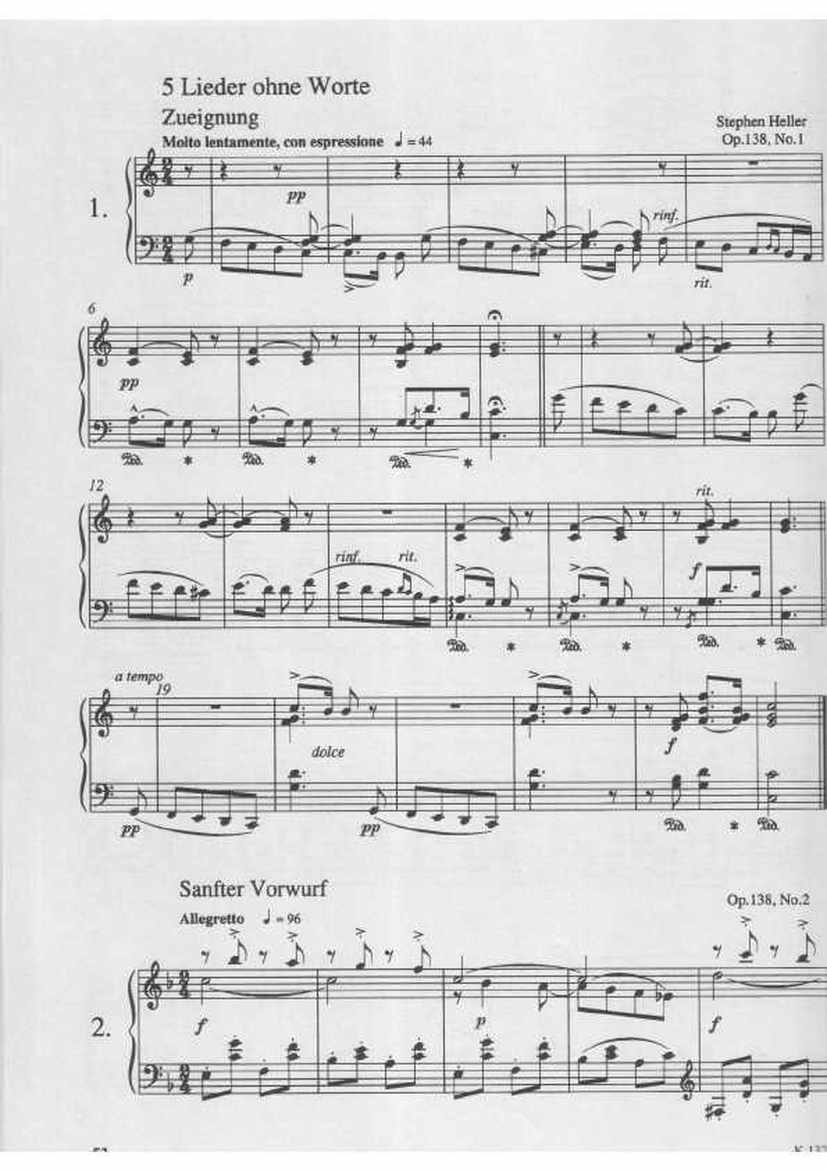 op. 138 No. 1钢琴谱