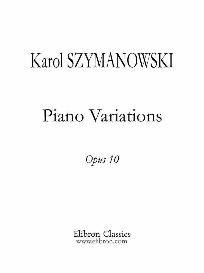 szymanowski 10钢琴谱