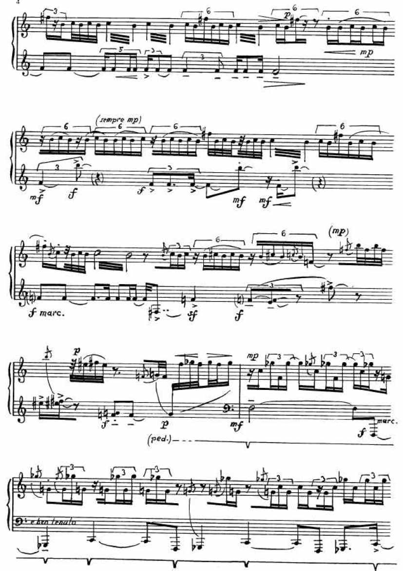 Scelsi Suite No8 Bot钢琴谱