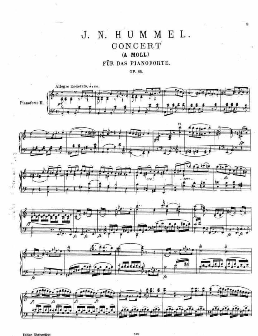 a小调钢琴协奏曲 Piano Concerto in a Minor Op.85钢琴谱