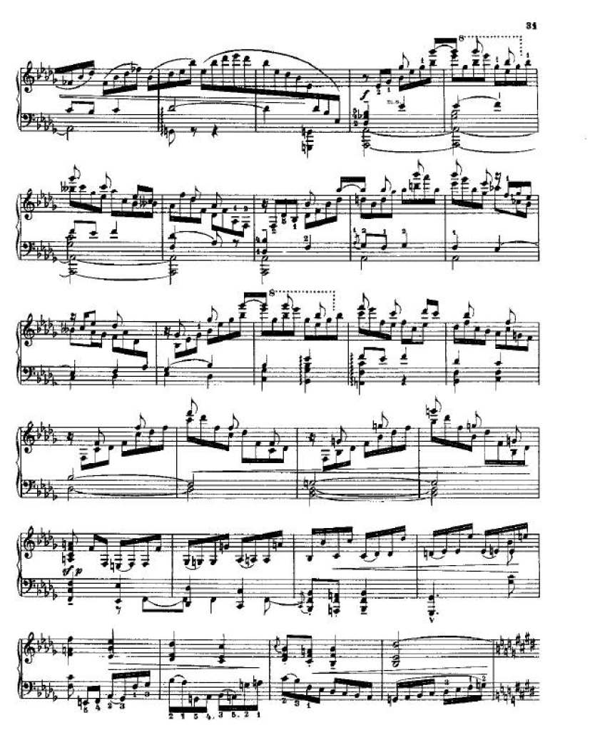 降b小调第二钢琴奏鸣曲 Piano Sonata No.2 in b钢琴谱